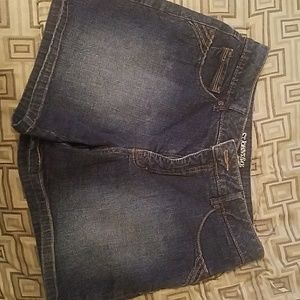 St John's bay denim shorts